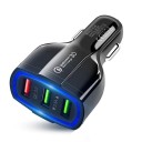 Încărcător auto Quick Charge 3 porturi 1