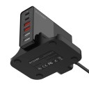 Încărcător cu 6 porturi PD Quick Charge cu suport 3