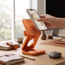Încărcător wireless pliabil magnetic 3in1 Qi2.2 25 W pentru iPhone Apple Watch și AirPods Suport de încărcare de călătorie 6