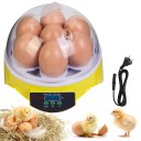 Incubateur intelligent pour 7 œufs ø 16 cm Incubateur automatique avec température constante Incubateur numérique pour poussins, canards et caille 4