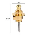 Încuietoare cu cap rotund pentru chitară electrică 1 buc Încuietoare de siguranță metalică Culoare neutră Ușor de instalat Fixare sigură 5