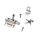 Încuietoare glisantă de securitate mini cu bolt de 3 cm pentru uși, bolt de 2,9 cm, închidere mecanică compactă pentru uși, mobilier, dulapuri 7