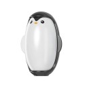Îndepărtător lavabil de scame și păr de animale 10,7 x 7,4 cm Rolă manuală portabilă în formă de pinguin Confortabilă la îndemână și utilizare 5