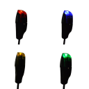 Indicador de zábulo LED Hirisi 24 cm com clip e cabo acessório para alertas de pesca 6
