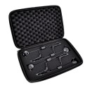 Indicator LED swinger de captură Hirisi lungime 24 cm conector de 2,5 mm în husă cu fermoar semnalizator negru pentru detectoare de pește 4