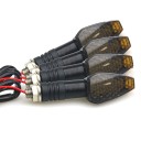 Indicatori LED per moto 4 pezzi 6