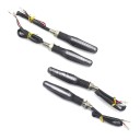 Indicatori LED per moto 4 pezzi B625 nero