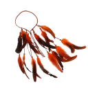 Indická čelenka s pierkami 52,5 x 41 cm Karnevalová indiánska ozdoba hlavy Kostýmový doplnok na karneval festival cosplay párty 9