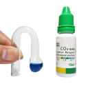 Indikátor CO2 do akvária 15 ml Kapalinový tester vo forme kvapky vody Farebné meranie koncentrácie CO2 pre rastliny ryby a krevety 3