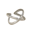 Inel elegant simplu pentru femei Dimensiune ajustabilă Design deschis în spirală Bijuterie minimalistă de modă pentru purtare zilnică 2