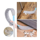 Infällbar mikrofiberborste med teleskophandtag 91-137 cm Flexibelt huvud Rengöring under apparater och möbler Hemstädning 8