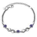 Infinity-armband för kvinnor med stenar 1