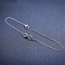 Infinity chain armband för kvinnor H185 2