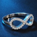 Infinity ring voor dames 3