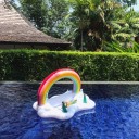 Inflatable Cloud Lounge with Rainbow 3