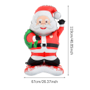Inflatable Santa Claus Balloon 119x67 cm Foil Christmas Decoration Party Balloon Children's Interior Decoration 2