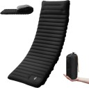 Inflatable Sleeping Mat with Built-in Pump 200 × 68 × 12.7 cm Nylon TPU with Integrated Pillow for Camping and Hiking 2