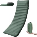 Inflatable Sleeping Mat with Built-in Pump 200 × 68 × 12.7 cm Nylon TPU with Integrated Pillow for Camping and Hiking 4