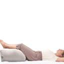 Inflatable Wedge Pillow for Legs and Back Grey PVC Portable Sleeping Pillow Travel Camping Knee Head and Laptop Support 6