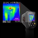 Infračervená ruční termokamera UW832 s barevným TFT displejem 1,77 palce a měřením teploty -30 až 500 °C USB-C paměťová karta 8 GB černá 9
