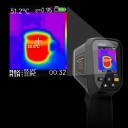 Infračervená ruční termokamera UW832 s barevným TFT displejem 1,77 palce a měřením teploty -30 až 500 °C USB-C paměťová karta 8 GB černá 10