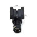 Infrafény mérő távolság digitális távolságmérő kompakt eszköz 23 × 52 × 18 mm infravörös technológia fekete a pontos méréshez 2