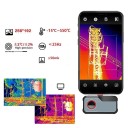 Infrarot-Wärmebildkamera HT-203U für Android-Telefone mit 256x192 Auflösung und Temperaturbereich bis 550 °C 2