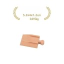 Início de Trilhos de Madeira 5,3 x 4 x 1,2 cm Peça de entrada para o início da construção de trilhos Início preciso da linha de comboios de madeira 2