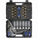 Injector Backflow Test Set in Case 31 x 22 cm for Common Rail Diesel Engines with 6 Cylinders with Measuring Jugs and Adapters 7