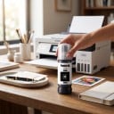 Inkoust 104 Pro Epson EcoTank ET-2821 ET-2825 ET-2826 ET-2830 Náplň v lahvičce 70 ml Na vodnej báze Dye Black Čierny Do zásobníkov 3