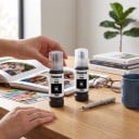 Inkoust 104 Sada 2 ks Pre Epson EcoTank ET-2821 ET-2825 ET-2826 ET-2830 Lahvičky 2x 70 ml Na vodnej báze Čierny 5