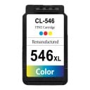 Inkoustová kazeta CL-546XL Kompatibilní s Canon CL-546 18 ml Barvivový inkoust S čipem Tříbarevná Pro Pixma MG3050 MX495 1