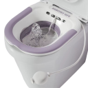 Inodoro plegable 35 x 39 x 12,5 cm Lavabo para mujeres embarazadas Cuidado de pacientes con hemorroides Bañera con manguera Bidet 10