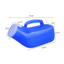 Inodoro portátil para hombres, 1200 ml, urinario de viaje móvil para hombres, 21 x 8 x 8,5 cm, apto para viajes, camping y coche. 2