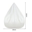 Inre påse för sittsäck 100×120 cm med dragkedja för fyllning av skum och textil för universell användning 3