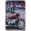 Insegna decorativa retro in metallo 16