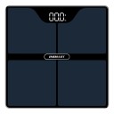 INSMART személyi mérleg 150 kg-ig 260 × 260 mm Bioimpedancia elemzés 16 testparaméter Alkalmazás Edzett üveg 1