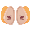 Insoles for Court Shoes 4 pcs Beige Soft Insoles for Comfortable Wearing of Court Shoes Cushioning Pressure on the Front of the Foot Invisible in the Shoe 1