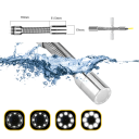 Inspekční kamera do potrubí s DVR a 4,3 palcovou IPS obrazovkou 10 m kabelem HD 1200TVL 17 mm hlavou a 16 GB TF kartou na kontrolu odpadů 3