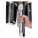 Installationsrohrschlüssel für Armaturen 34/40 mm Steckschlüssel 252 × 34 × 40 mm Handwerkzeug zur Montage von Spülbecken- und Waschtischarmaturen 3