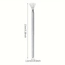 Instrument de manichiură cu 7 pini pentru decorare 3D și vopsirea unghiilor 1,2 x 13 cm Stilou ultrafin din oțel inoxidabil pentru design profesional 2