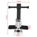 Instrument de reparare a plăcuțelor de frână 14,3 x 9 cm Separator metalic pentru piston Cheie de expansiune pentru frâne Set universal pentru mașini 3