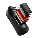 Insulated Flask with Dual Drinking Straw and Opening 600 ml Stainless Steel 316/304 Button Lid for Coffee Tea and Everyday Use 6