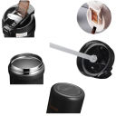 Insulated Flask with Dual Drinking Straw and Opening 600 ml Stainless Steel 316/304 Button Lid for Coffee Tea and Everyday Use 8