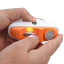 Inteligentne elektryczne obcinacze do paznokci 7,9 x 7,9 x 3,1 cm Latarka USB-C Wyświetlacz cyfrowy 3 prędkości Polerowanie Pilnikowanie Dla dzieci i dorosłych Niski poziom hałasu 3