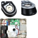 Inteligentní Bluetooth zámek dveří s otiskem prstu a klávesnicí 170 mm Type-C napájení černý pro zabezpečení vstupu 7