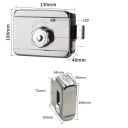 Inteligentní Bluetooth zámek dveří s otiskem prstu a klávesnicí 170 mm Type-C napájení černý pro zabezpečení vstupu 3