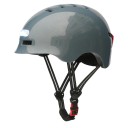 Inteligentní cyklistická helma s předním a zadním LED světlem městská unisex přilba nastavitelný obvod velikost L 58-61 cm baterie 750 mAh 2