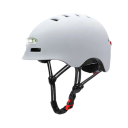 Inteligentní cyklistická helma s předním a zadním LED světlem městská unisex přilba nastavitelný obvod velikost L 58-61 cm baterie 5