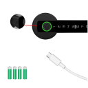 Inteligentní digitální zámek dveří WiFi Bluetooth otisk prstu 28–50 mm Type-C s aplikací a gateway pro domácnost 5